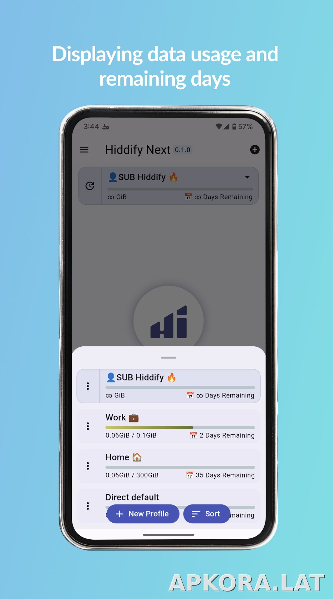 Hiddify скриншот 5