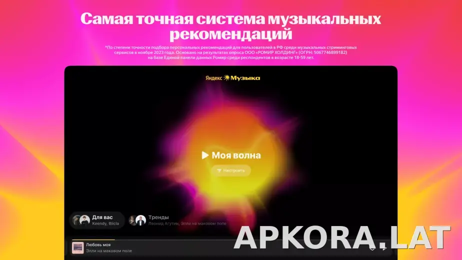 Яндекс Музыка скриншот 1